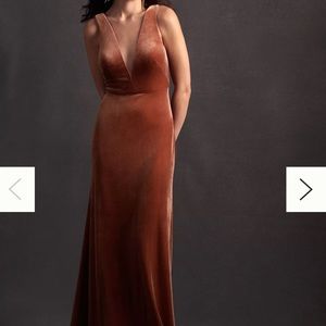 BHLDN Logan Dress by Jenny Yoo - Cinnamon Rose, Size 8